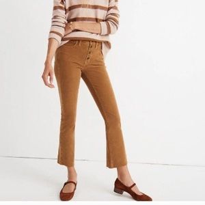 Madewell Cali Demi Boot Corduroys